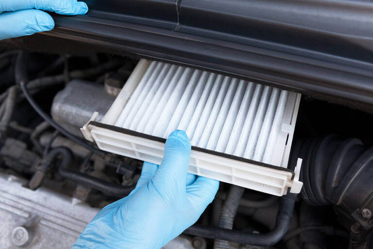 Clean Cabin Pollen Air Filter For A Car